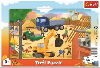 Puzzle Trefl Na staveništi 15 dílků
