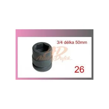 Gola hlavice hlavice 3/4" 26mm-kovaná