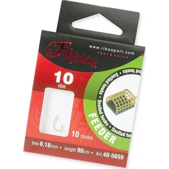 Rybářský háček Filfishing Hotový Návazec Snelled Hooks Velikost háčků: 8