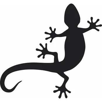 Samolepicí dekorace na vozidlo SI0115100E - Ještěrka - 160 x 150 mm doprava