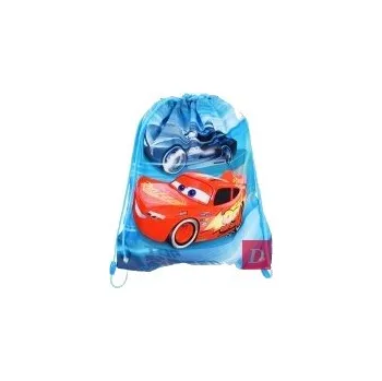 Dětský batoh SUN CITY Vak Pytlík CARS 37x31 tyrkysový