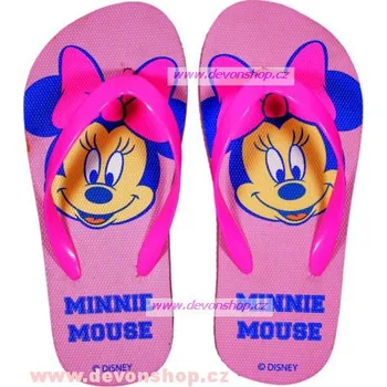 Dívčí polobotky Žabky MINNIE růžové