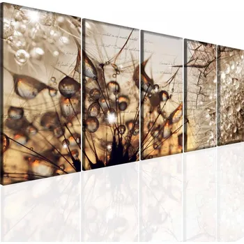 Obraz Malvis ® Moderní vícedílný obraz Jantarová příroda Velikost (šířka x výška): 100x50 cm