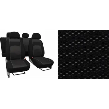 Ochranný autopotah Autopotahy DACIA LODGY 5 MÍST, od r. 2017, VIP černé