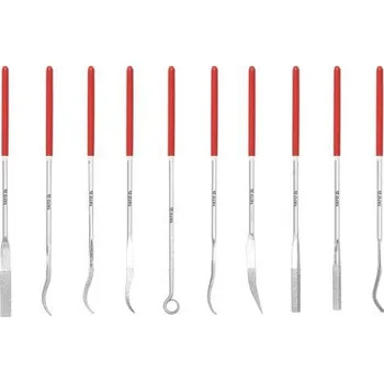 Yato Sada pilníků jehlových diamantových 3 x 140 mm 10 ks 25 mm