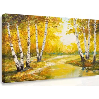 Obraz Malvis ® Obraz reprodukce Břízy Velikost: 60x40 cm