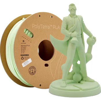 Filament Polymaker PolyTerra Barva: Mint, Průměr: 2,85 mm, Hmotnost: 1 kg tisková struna (filament)