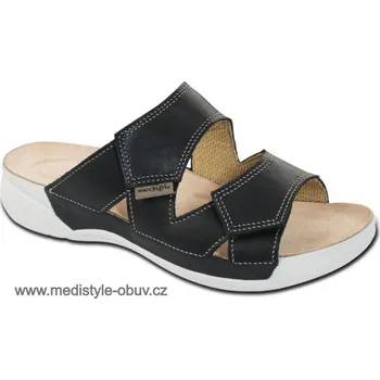 Dámská zdravotní obuv MEDISTYLE MARÍNA 9M-H16 pantofel černý vel.37-42, --- - 38