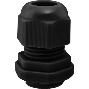 kabelová chránička Onpira Kabelová vývodka PG s pojistnou maticí [10ks] Typ závitu: PG 7, Barevné provedení: Černá