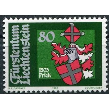 Poštovní známka (1980) MiNr. 745 ** - Lichtenštejnsko - Šlechtické erby (I.)