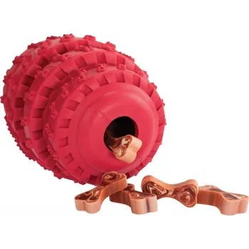 Hračka pro psa Rolling Tires na pamlsky s vanilkou extra robustní 12cm HipHop