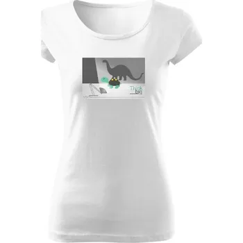 Dámské tričko Tričko s potiskem Think big dámské