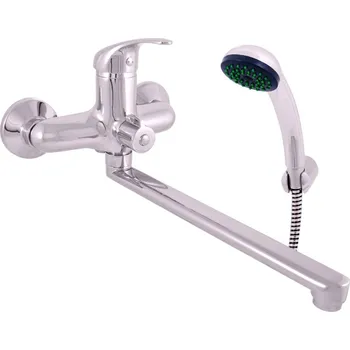 Vodovodní baterie Vanová baterie RAV SLEZÁK Sázava se sprchovým setem 150 mm chrom SA053.5/1