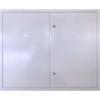 Revizní dvířka M&D Revizní dvířka 120x60 cm BÍLÁ ZN (na čtyřhran) dvoukřídlá