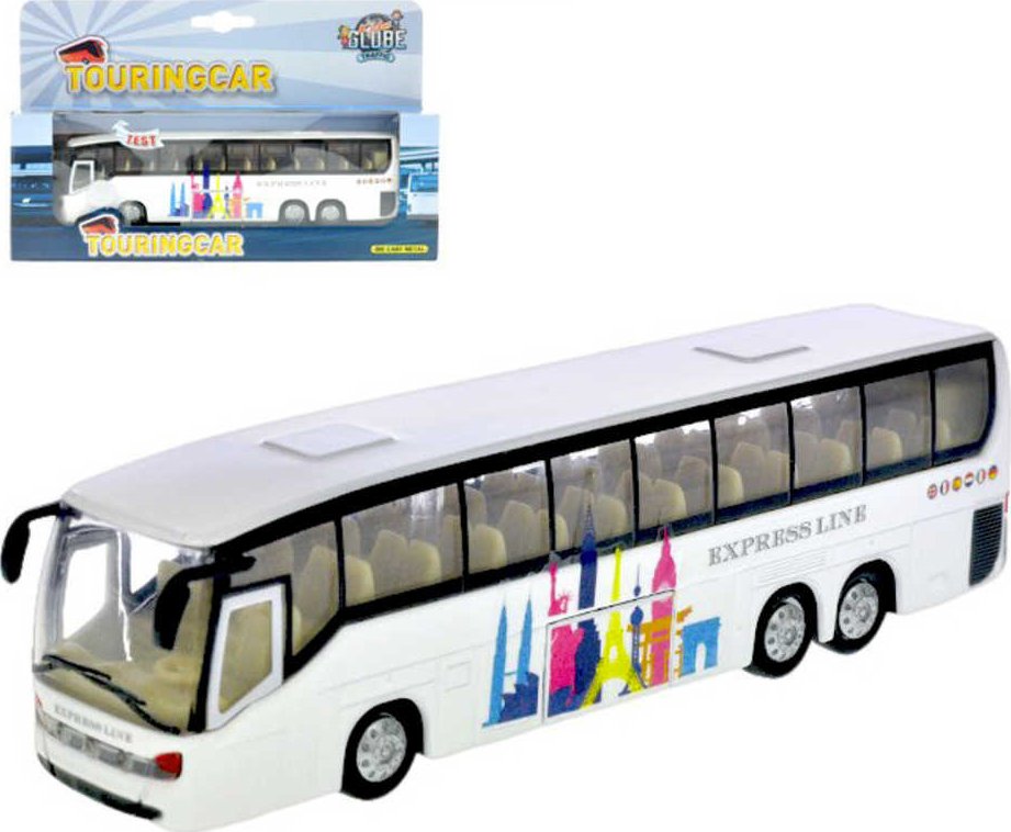 Recenze Mikro Trading Autobus kovový 18 cm bílý Zboží