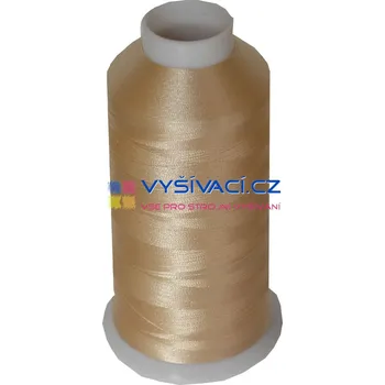 Nit vysivaci.cz vyšívací nit polyester barva béžová P3011 návin 5000m NK- balení: 1 kón návin 5000m 108,92 Kč s DPH za kón při nákupu balení 12 kusů