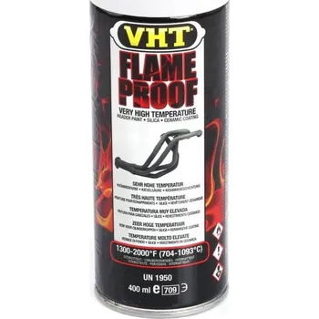 Autolak VHT Žáruvzdorná barva ve spreji - bílá základová (400 ml) - Flame Proof
