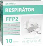 Dr.Family Respirátor FFP2 bílý 10 ks