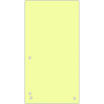 Archivační box Rozlišovací pruhy Donau 235 x 105 mm, karton, žluté, 100 ks