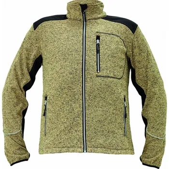 pracovní bunda BOYER bunda úplet/softshell béžová - XXXL