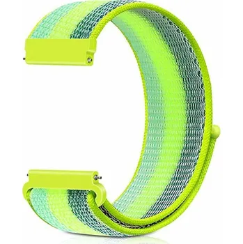 Příslušenství k chytrým hodinkám eses Nylonový řemínek na suchý zip - Neonový proužek, 20 mm