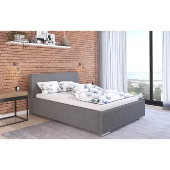 Postel Čalouněná postel Bolzano 160/200 cm s úložným prostorem malmo