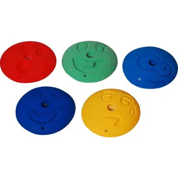 Hra na zahradu JustFun Lezecí kameny z umělého pískovce Obličeje