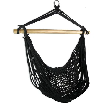 Závěsné křeslo Sedco Houpací závěsné křeslo černé