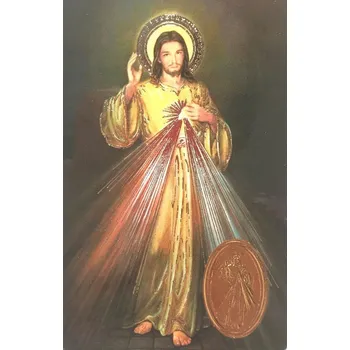 Korunka k Božímu milosrdenství RCC015 (Obrázek s medailkou)