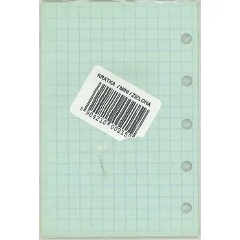 Set školních potřeb Wkład do organizera M Kratka zielona ANTRA