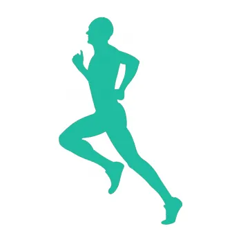 Polep vozidla SAMOLEPKA Běžec 004 levá (25 - tyrkysová) NA AUTO, NÁLEPKA, FÓLIE, POLEP, TUNING, VLASTNÍ TEXT, TISK, AUTOSAMOLEPKY.cz, POLEPY, OBRÁZEK, LOGO, SAMOLEPKY