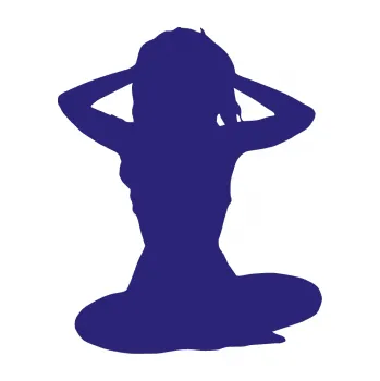 Polep vozidla Erotická žena 042 pravá (22 - střední modrá) SAMOLEPKA NA AUTO, NÁLEPKA, FÓLIE, POLEP, TUNING, VLASTNÍ TEXT, TISK, AUTOSAMOLEPKY.cz, POLEPY, OBRÁZEK, LOGO, 3D STICKERS