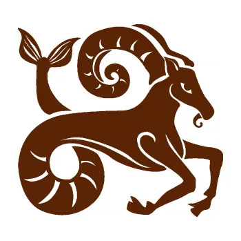 Samolepící dekorace SAMOLEPKA Kozoroh 005 pravá (15 - hnědá) NA AUTO, NÁLEPKA, FÓLIE, POLEP, TUNING, VLASTNÍ TEXT, TISK, AUTOSAMOLEPKY.cz, POLEPY, OBRÁZEK, LOGO, SAMOLEPKY