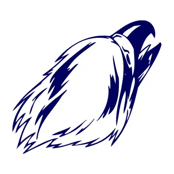 Samolepicí dekorace na vozidlo Predators 038 pravá (23 - tmavě modrá) SAMOLEPKA NA AUTO, NÁLEPKA, FÓLIE, POLEP, TUNING, VLASTNÍ TEXT, TISK, AUTOSAMOLEPKY.cz, POLEPY, OBRÁZEK, LOGO, 3D STICKERS