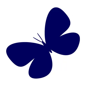 Samolepící dekorace SAMOLEPKA Motýl 005 levá (23 - tmavě modrá) NA AUTO, NÁLEPKA, FÓLIE, POLEP, TUNING, VLASTNÍ TEXT, TISK, AUTOSAMOLEPKY.cz, POLEPY, OBRÁZEK, LOGO, SAMOLEPKY