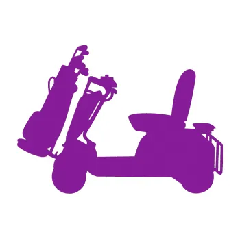 Polep vozidla SAMOLEPKA Golfista 011 levá (14 - fialová) NA AUTO, NÁLEPKA, FÓLIE, POLEP, TUNING, VLASTNÍ TEXT, TISK, AUTOSAMOLEPKY.cz, POLEPY, OBRÁZEK, LOGO, SAMOLEPKY