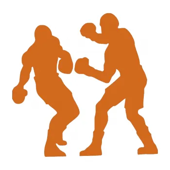 Samolepicí dekorace na vozidlo Boxeři 001 levá (26 - oříšková) SAMOLEPKA NA AUTO, NÁLEPKA, FÓLIE, POLEP, TUNING, VLASTNÍ TEXT, TISK, AUTOSAMOLEPKY.cz, POLEPY, OBRÁZEK, LOGO, 3D STICKERS