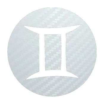 Samolepící dekorace SAMOLEPKA Blíženci 001 - horoskop (51 - 3D karbon bílý) NA AUTO, NÁLEPKA, FÓLIE, POLEP, TUNING, VLASTNÍ TEXT, TISK, AUTOSAMOLEPKY.cz, POLEPY, OBRÁZEK, LOGO, SAMOLEPKY