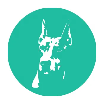 Polep vozidla Pes 142 levá dobrman (25 - tyrkysová) SAMOLEPKA NA AUTO, NÁLEPKA, FÓLIE, POLEP, TUNING, VLASTNÍ TEXT, TISK, AUTOSAMOLEPKY.cz, POLEPY, OBRÁZEK, LOGO, 3D STICKERS