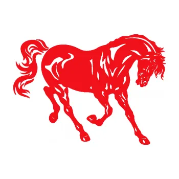 Samolepící dekorace SAMOLEPKA Kůň 056 pravá (10 - červená) NA AUTO, NÁLEPKA, FÓLIE, POLEP, TUNING, VLASTNÍ TEXT, TISK, AUTOSAMOLEPKY.cz, POLEPY, OBRÁZEK, LOGO, SAMOLEPKY