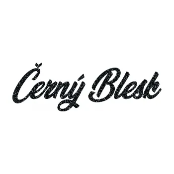 Polep vozidla SAMOLEPKA Černý blesk nápis (85 - Ultra Metalic černá) NA AUTO, NÁLEPKA, FÓLIE, POLEP, TUNING, VLASTNÍ TEXT, TISK, AUTOSAMOLEPKY.cz, POLEPY, OBRÁZEK, LOGO, SAMOLEPKY