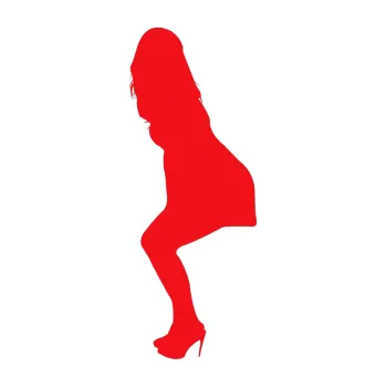 Polep vozidla SAMOLEPKA Erotická žena 043 levá (10 - červená) NA AUTO, NÁLEPKA, FÓLIE, POLEP, TUNING, VLASTNÍ TEXT, TISK, AUTOSAMOLEPKY.cz, POLEPY, OBRÁZEK, LOGO, SAMOLEPKY