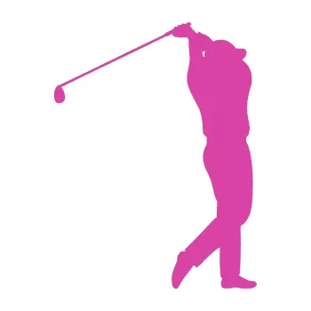 Polep vozidla SAMOLEPKA Golfista 004 pravá (16 - růžová) NA AUTO, NÁLEPKA, FÓLIE, POLEP, TUNING, VLASTNÍ TEXT, TISK, AUTOSAMOLEPKY.cz, POLEPY, OBRÁZEK, LOGO, SAMOLEPKY