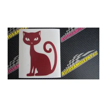 Samolepící dekorace SAMOLEPKA Kočka 009 levá (10 - červená) NA AUTO, NÁLEPKA, FÓLIE, POLEP, TUNING, VLASTNÍ TEXT, TISK, AUTOSAMOLEPKY.cz, POLEPY, OBRÁZEK, LOGO, SAMOLEPKY