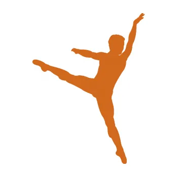 Samolepicí dekorace na vozidlo Balet tanečník 001 pravá (26 - oříšková) SAMOLEPKA NA AUTO, NÁLEPKA, FÓLIE, POLEP, TUNING, VLASTNÍ TEXT, TISK, AUTOSAMOLEPKY.cz, POLEPY, OBRÁZEK, LOGO, 3D STICKERS