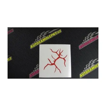 Samolepící dekorace SAMOLEPKA Prasklina 007 (17 - šedá) NA AUTO, NÁLEPKA, FÓLIE, POLEP, TUNING, VLASTNÍ TEXT, TISK, AUTOSAMOLEPKY.cz, POLEPY, OBRÁZEK, LOGO, SAMOLEPKY