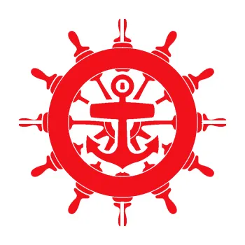 Samolepící dekorace SAMOLEPKA Kormidlo 003 s kotvou (10 - červená) NA AUTO, NÁLEPKA, FÓLIE, POLEP, TUNING, VLASTNÍ TEXT, TISK, AUTOSAMOLEPKY.cz, POLEPY, OBRÁZEK, LOGO, SAMOLEPKY