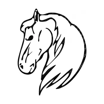 Samolepící dekorace SAMOLEPKA Kůň 026 levá (50 - 3D karbon černý) NA AUTO, NÁLEPKA, FÓLIE, POLEP, TUNING, VLASTNÍ TEXT, TISK, AUTOSAMOLEPKY.cz, POLEPY, OBRÁZEK, LOGO, SAMOLEPKY