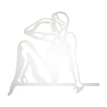 Polep vozidla SAMOLEPKA Plavkyně 001 levá (82 - odrazková reflexní bílá) NA AUTO, NÁLEPKA, FÓLIE, POLEP, TUNING, VLASTNÍ TEXT, TISK, AUTOSAMOLEPKY.cz, POLEPY, OBRÁZEK, LOGO, SAMOLEPKY