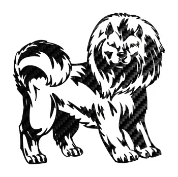 samolepka Pes 029 pravá (50 - 3D karbon černý) SAMOLEPKA NA AUTO, NÁLEPKA, FÓLIE, POLEP, TUNING, VLASTNÍ TEXT, TISK, AUTOSAMOLEPKY.cz, POLEPY, OBRÁZEK, LOGO, 3D STICKERS